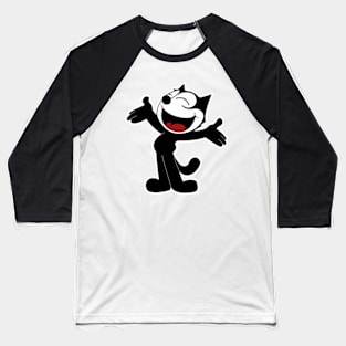 Happy Kitty Baseball T-Shirt